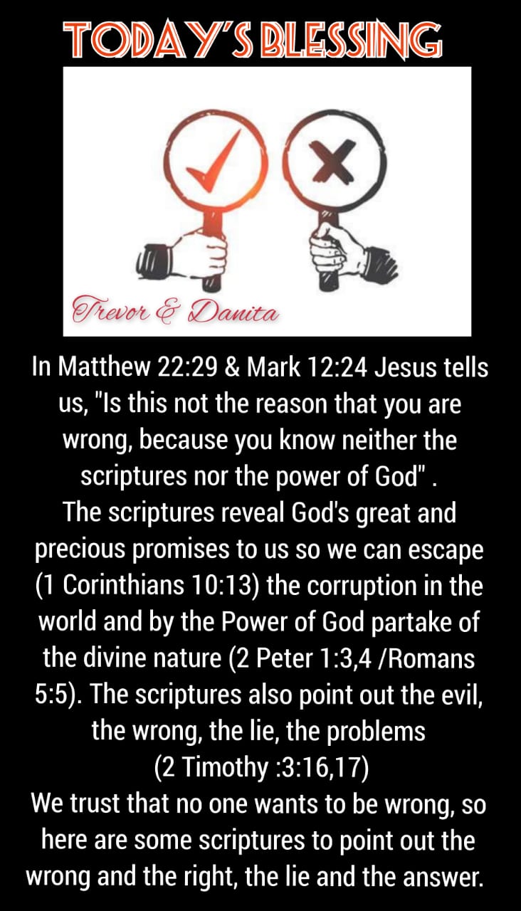 Scriptures show truth